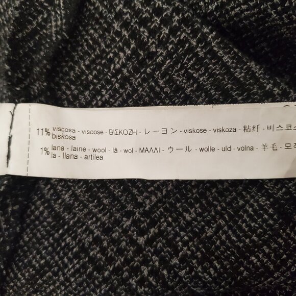 Zara Grey Twill A-line Mini Skirt - Picture 6 of 8